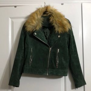 BlankNYC  suede Moto Jacket